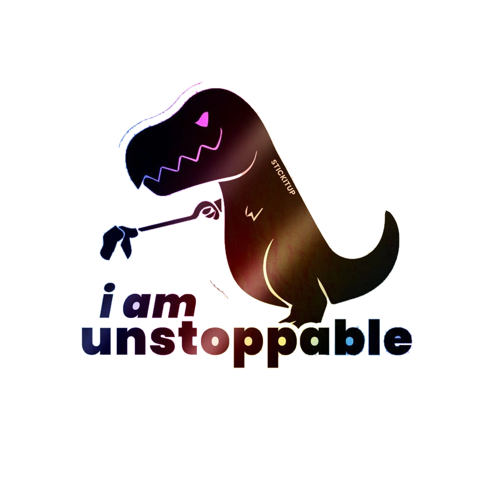 Unstoppeble Sticker Holographic Stickers
